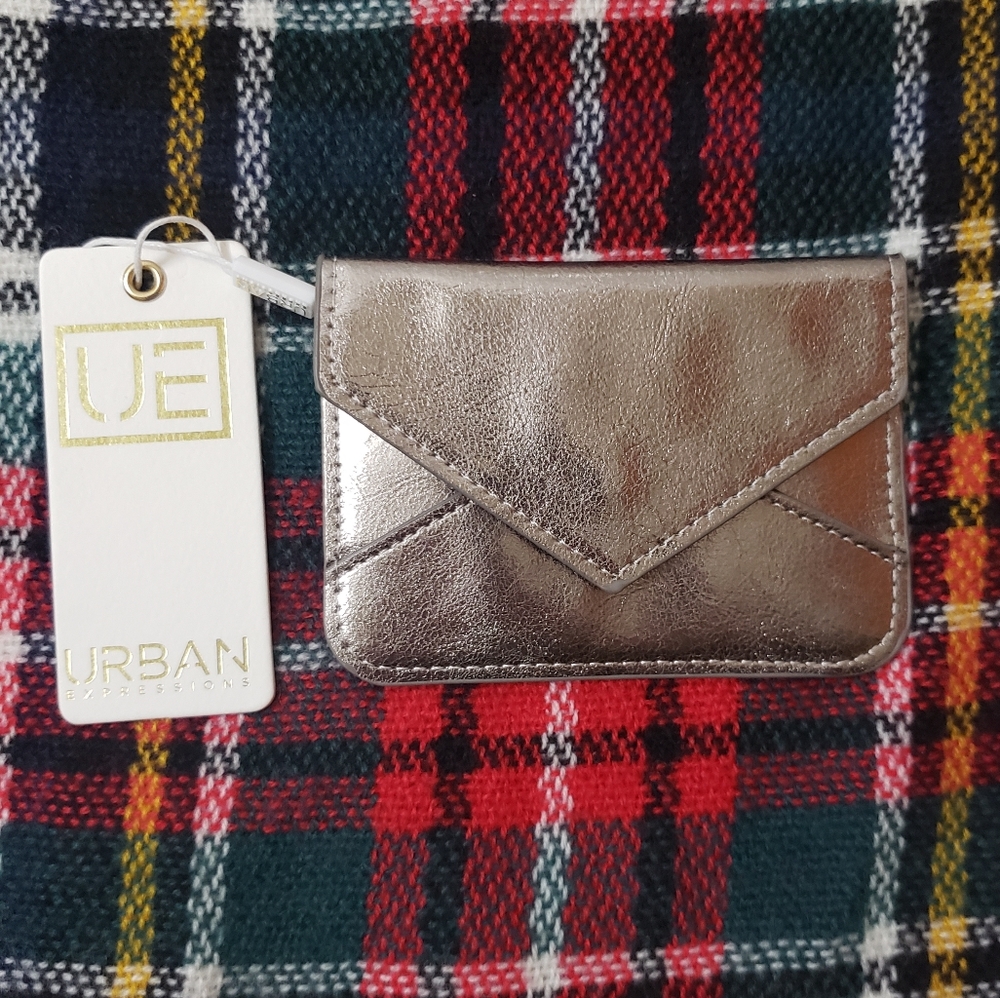 Urban Expression Silver One Pocket Wallet